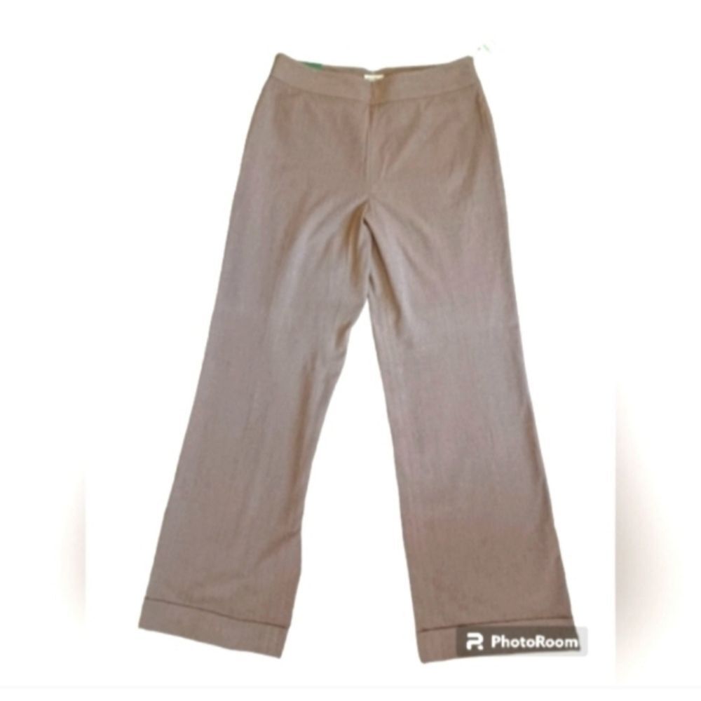 Eddie Bauer Trousers Brown Women's size 8 High Waist Pants